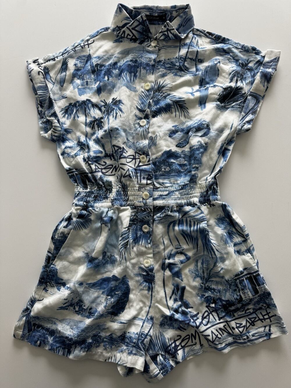 Voila St Barth clem Romper in Arawak Medium - Picture 1 of 7